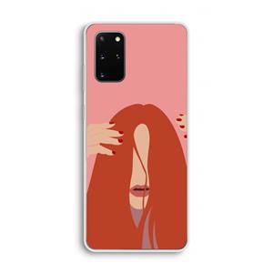 CaseCompany Woke up like this: Samsung Galaxy S20 Plus Transparant Hoesje