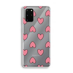 CaseCompany Ondersteboven verliefd: Samsung Galaxy S20 Plus Transparant Hoesje