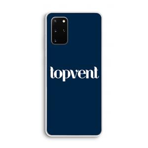 CaseCompany Topvent Navy: Samsung Galaxy S20 Plus Transparant Hoesje
