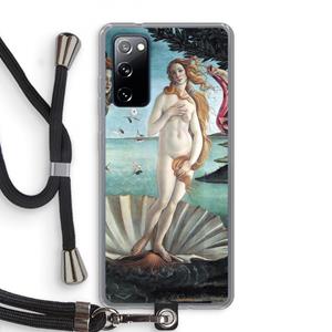 CaseCompany Birth Of Venus: Samsung Galaxy S20 FE / S20 FE 5G Transparant Hoesje met koord