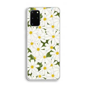 CaseCompany Summer Daisies: Samsung Galaxy S20 Plus Transparant Hoesje