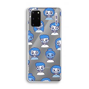 CaseCompany Gezichtjes: Samsung Galaxy S20 Plus Transparant Hoesje