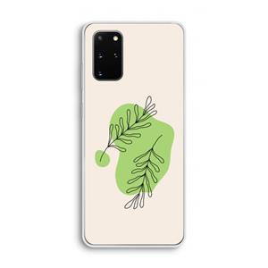 CaseCompany Beleaf in you: Samsung Galaxy S20 Plus Transparant Hoesje