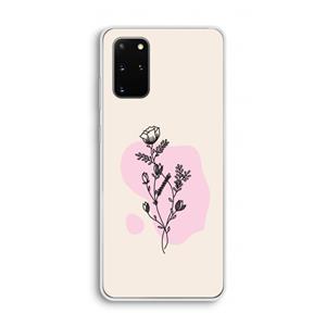 CaseCompany Roses are red: Samsung Galaxy S20 Plus Transparant Hoesje