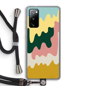 CaseCompany Baar B: Samsung Galaxy S20 FE / S20 FE 5G Transparant Hoesje met koord