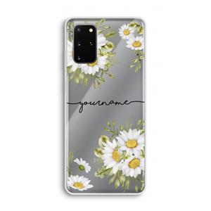 CaseCompany Daisies: Samsung Galaxy S20 Plus Transparant Hoesje