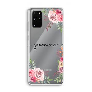 CaseCompany Rozen: Samsung Galaxy S20 Plus Transparant Hoesje