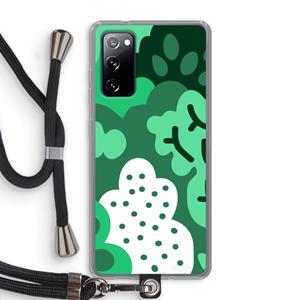 CaseCompany Bushes: Samsung Galaxy S20 FE / S20 FE 5G Transparant Hoesje met koord