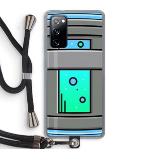 CaseCompany Chug Bottle: Samsung Galaxy S20 FE / S20 FE 5G Transparant Hoesje met koord