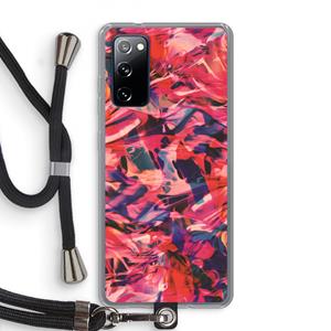 CaseCompany California: Samsung Galaxy S20 FE / S20 FE 5G Transparant Hoesje met koord