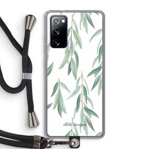 CaseCompany Branch up your life: Samsung Galaxy S20 FE / S20 FE 5G Transparant Hoesje met koord