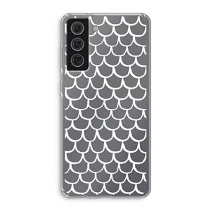 CaseCompany Dakpannetjes: Samsung Galaxy S21 FE Transparant Hoesje