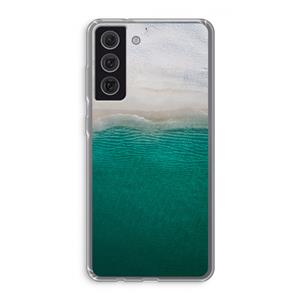 CaseCompany Stranded: Samsung Galaxy S21 FE Transparant Hoesje