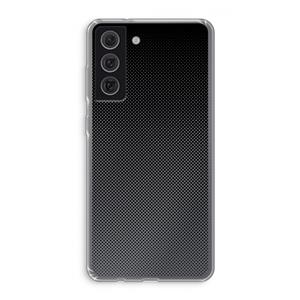 CaseCompany Musketon Halftone: Samsung Galaxy S21 FE Transparant Hoesje