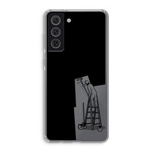 CaseCompany Musketon Painter: Samsung Galaxy S21 FE Transparant Hoesje