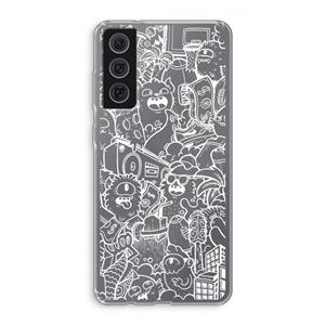 CaseCompany Vexx City #2: Samsung Galaxy S21 FE Transparant Hoesje