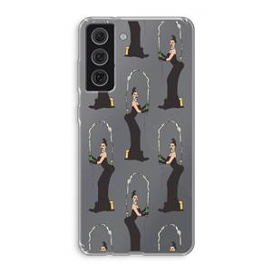 CaseCompany Pop Some Kim: Samsung Galaxy S21 FE Transparant Hoesje
