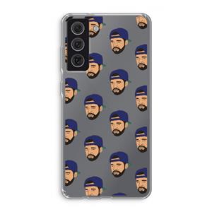 CaseCompany Drake Away: Samsung Galaxy S21 FE Transparant Hoesje