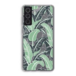 CaseCompany This Sh*t Is Bananas: Samsung Galaxy S21 FE Transparant Hoesje