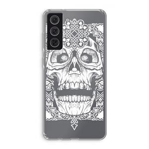 CaseCompany Seek & Destroy: Samsung Galaxy S21 FE Transparant Hoesje