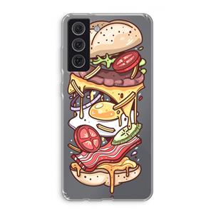CaseCompany Diet Coke Please: Samsung Galaxy S21 FE Transparant Hoesje