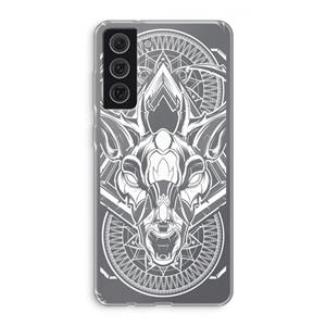CaseCompany Oh Deer: Samsung Galaxy S21 FE Transparant Hoesje