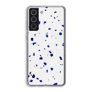 CaseCompany Terrazzo N°5: Samsung Galaxy S21 FE Transparant Hoesje