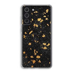 CaseCompany Terrazzo N°7: Samsung Galaxy S21 FE Transparant Hoesje