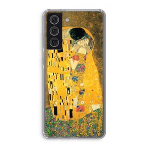 CaseCompany Der Kuss: Samsung Galaxy S21 FE Transparant Hoesje