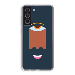 CaseCompany Mono M: Samsung Galaxy S21 FE Transparant Hoesje