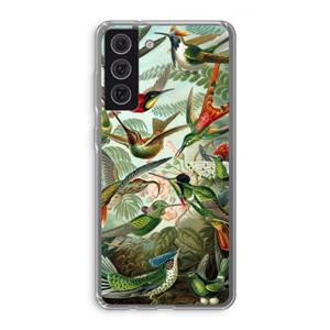 CaseCompany Haeckel Trochilidae: Samsung Galaxy S21 FE Transparant Hoesje