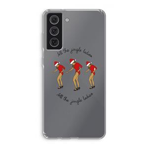 CaseCompany Jingle Ladies: Samsung Galaxy S21 FE Transparant Hoesje