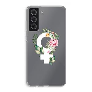 CaseCompany Venus: Samsung Galaxy S21 FE Transparant Hoesje