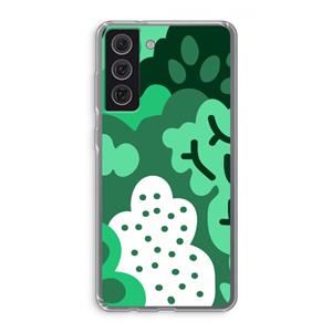 CaseCompany Bushes: Samsung Galaxy S21 FE Transparant Hoesje