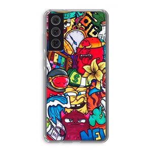 CaseCompany No Rules: Samsung Galaxy S21 FE Transparant Hoesje