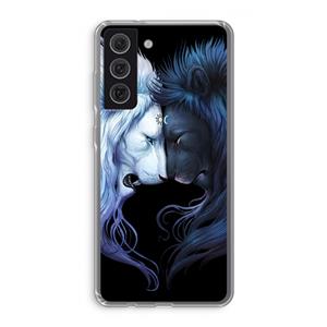 CaseCompany Brotherhood: Samsung Galaxy S21 FE Transparant Hoesje