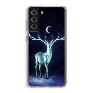 CaseCompany Nightbringer: Samsung Galaxy S21 FE Transparant Hoesje
