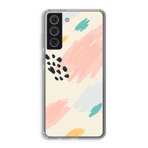 CaseCompany Sunday Chillings: Samsung Galaxy S21 FE Transparant Hoesje