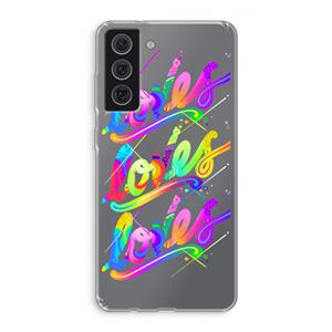 CaseCompany Loves: Samsung Galaxy S21 FE Transparant Hoesje