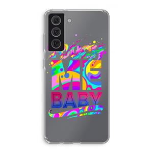 CaseCompany Touch Me: Samsung Galaxy S21 FE Transparant Hoesje