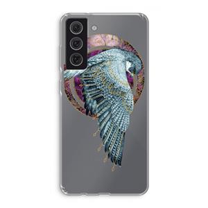 CaseCompany Golden Falcon: Samsung Galaxy S21 FE Transparant Hoesje