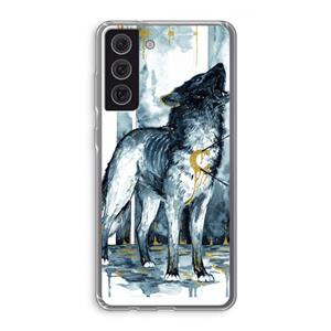 CaseCompany Bleeding Soul: Samsung Galaxy S21 FE Transparant Hoesje