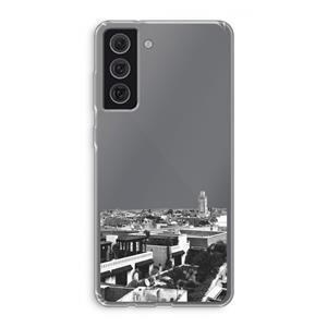 CaseCompany Marrakech Skyline : Samsung Galaxy S21 FE Transparant Hoesje