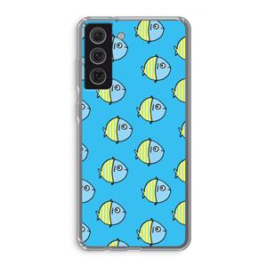 CaseCompany Visjes: Samsung Galaxy S21 FE Transparant Hoesje
