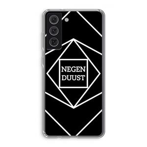 CaseCompany Negenduust geometrisch: Samsung Galaxy S21 FE Transparant Hoesje