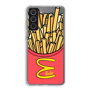 CaseCompany McElodie: Samsung Galaxy S21 FE Transparant Hoesje
