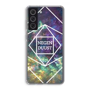 CaseCompany Negenduust ruimte: Samsung Galaxy S21 FE Transparant Hoesje