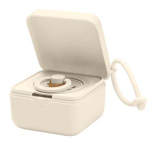 Bibs peenhouder - Pacifier Box - Ivory