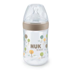 NUK Babyfles voor Nature 260ml, bruin