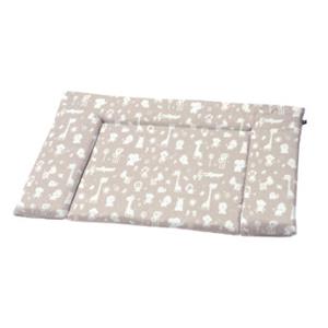 Verwisselmat dierentuindieren taupe 70 x 85 cm